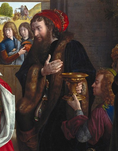 La Adoración de los Reyes (Altar de Monforte) de Hugo van der Goes